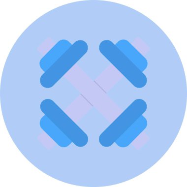 Dumbbell Düz Çember Simgesi