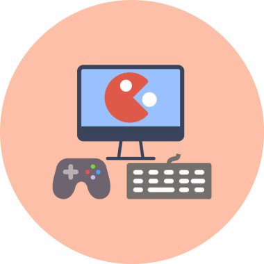 Oyun Kurulumu Düz Çember Simgesi