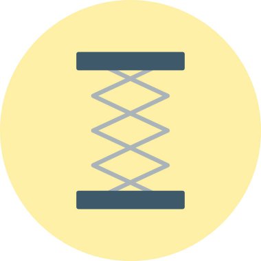 Araba Jack Düz Çember Simgesi