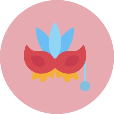 Göz Maskesi Düz Çember Simgesi