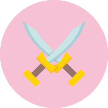 Kılıç Düz Çember Simgesi