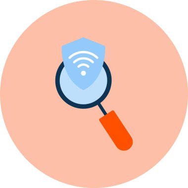 Veri Analytics düz daire simgesi