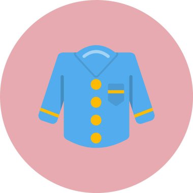 Gömlek Düz Çember Simgesi