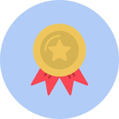 Rozet Düz Çember Simgesi