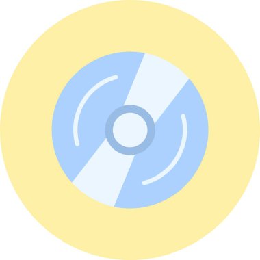 Disk Düz Çember Simgesini Sıkıştır