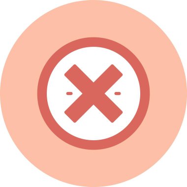 Başarısız Düz Çember Simgesi