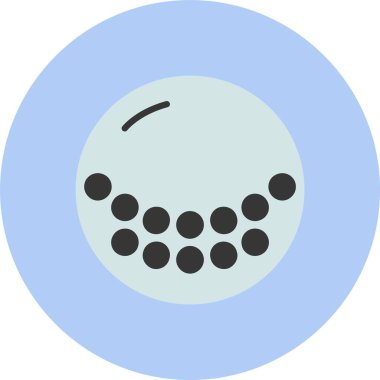 Golf Topu Düz Çember Simgesi