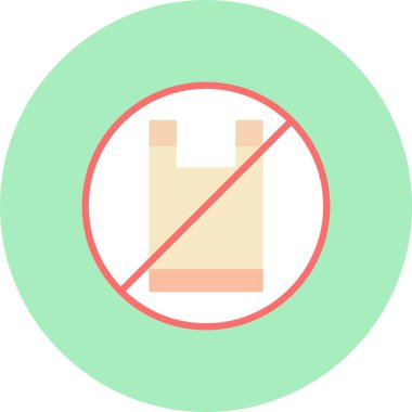 Plastik Torba Düz Çember Simgesi Yok