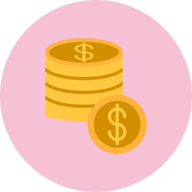 Sikke Düz Çember Simgesi