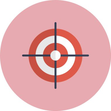 Hedef düz daire simgesini