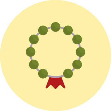 Boncuklar Düz Çember Simgesi