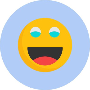 Mutlu Düz Çember Simgesi