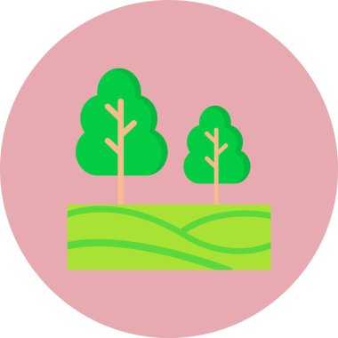 Orman Düz Çember Simgesi