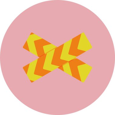 Polis Hattı Düz Çember Simgesi