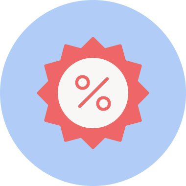 Yüzde Düz Çember Simgesi