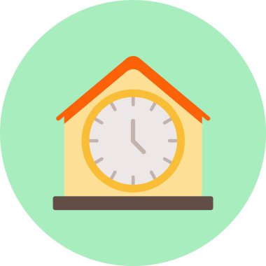 Saat düz daire simgesi