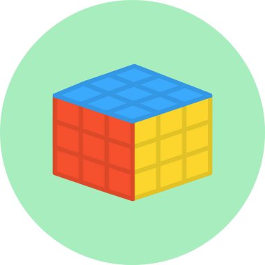 Rubik Düz Çember Simgesi