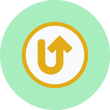 Arrow Düz Çember Simgesini Aç