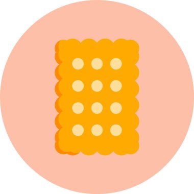 Bisküvi Düz Çember Simgesi