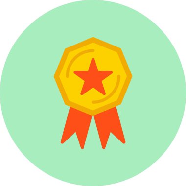 İyi Seçim Düz Çember Simgesi