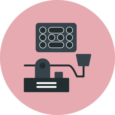 Mors Kodu Düz Çember Simgesi