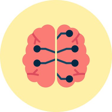 Beyin Düz Çemberi Simgesi