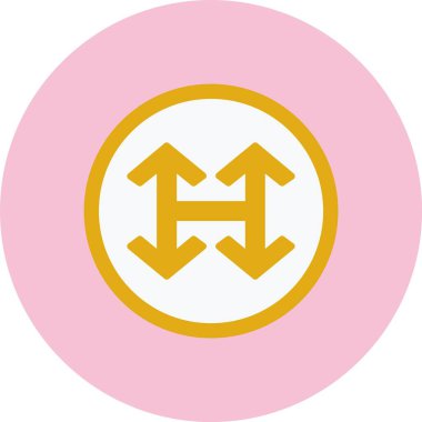 Kavşak Oku Düz Çember Simgesi