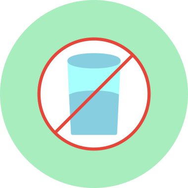 İçecek Düz Daire Simgesi Yok