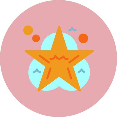 Denizyıldızı Düz Çember Simgesi