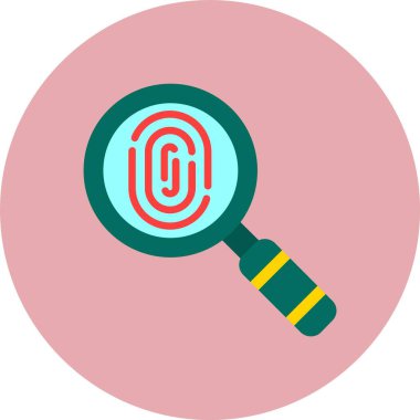 Soruşturma Düz Çember Simgesi