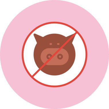 Domuz Düz Çemberi Simgesi Yok