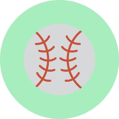 Temel Top Düz Çember Simgesi