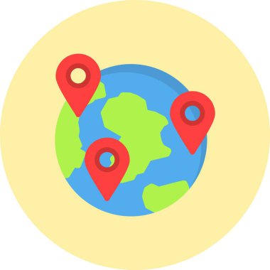 Uluslararası İlişkiler Düz Çember Simgesi