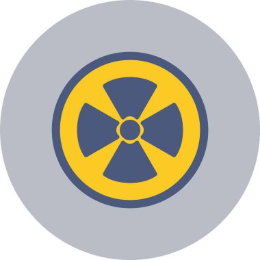 Radyasyon Düz Çember Simgesi
