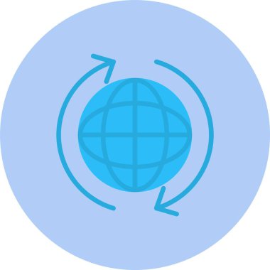 Dünya çapında Düz Çember Simgesi