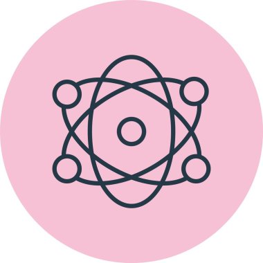 Atomik Düz Çember Simgesi