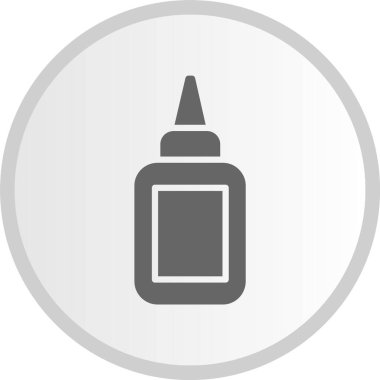 Yapıştırıcı Çemberi Gri Simgesi