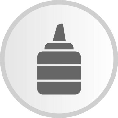 Yapıştırıcı Çemberi Gri Simgesi