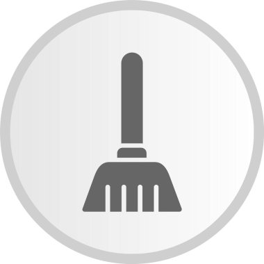 Tüy Toz Kabartma Çemberi Gri Simge