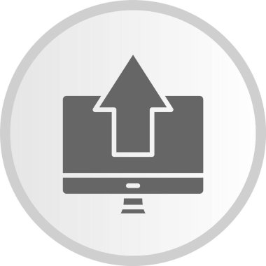 Gri Çember Simgesini Yükle