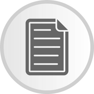 Gri Çember Simgesini Listele