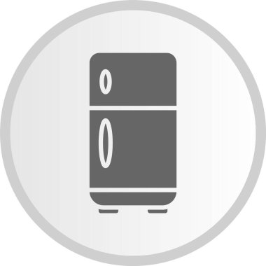 Buzdolabı Kabartma Çemberi Gri Simgesi