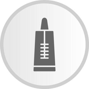 Kirpik kabartma Çember Gri Simge