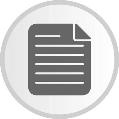 Dosya Kabartma Çemberi Gri Simgesi