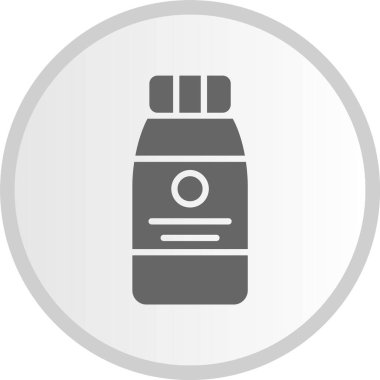 Şurup Kabartma Çemberi Gri Simge