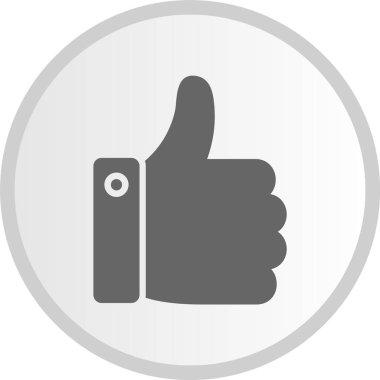 Gri Çember Simgesi gibi