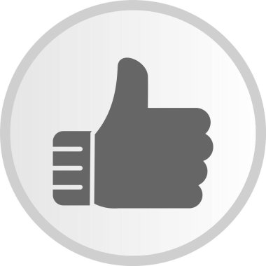 Gri Çember Simgesi gibi