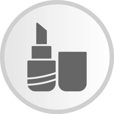 Ruj kabartması Çember Gri Simge