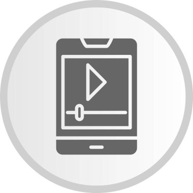 Oyuncu Kabartma Çemberi Gri Simgesi