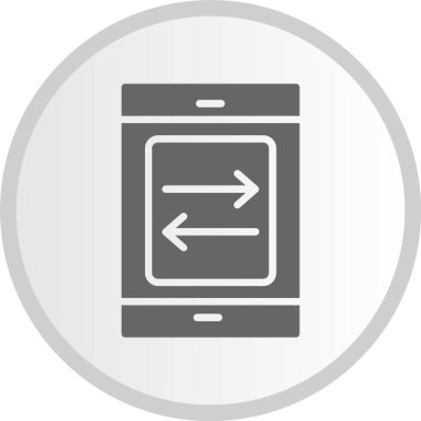 Gri Çember Simgesini Eşzamanla